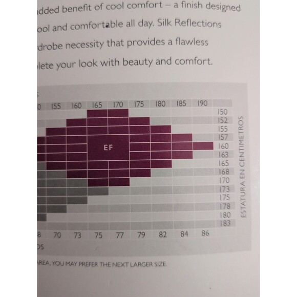 Hanes Women's Silk Reflections Control Top Pantyhose Barely Black Size EF NWT - Picture 3 of 3